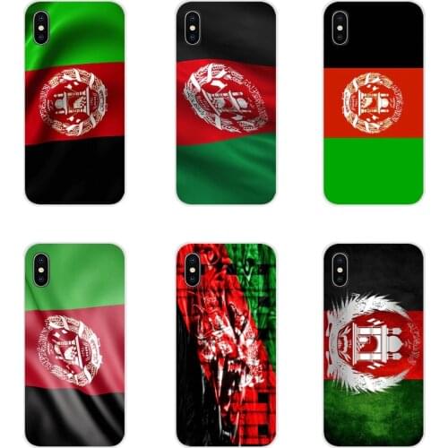 New Afghan Afghanistan Flag Soft Transparent Cover Bag For Apple iPhone X XR XS 11Pro MAX 4S 5S 5C SE 6S 7 8 Plus ipod touch 5 6