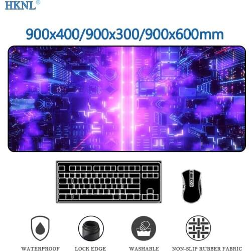 Carpet Mouse Pad Xl Retrowave Gaming Pc Keyboards Accessories Game Table Mat Carpets Gamer Computer Desk Protector Mouse Pads