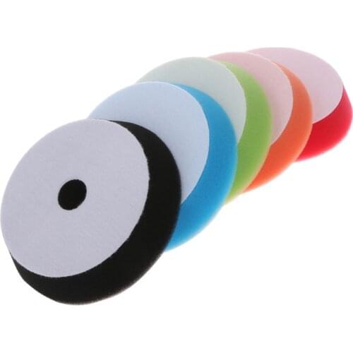 6" 150mm Buff Sponge Polishing Waxing Buffing Pad Wheel Disc For Car Auto Polisher Buffer