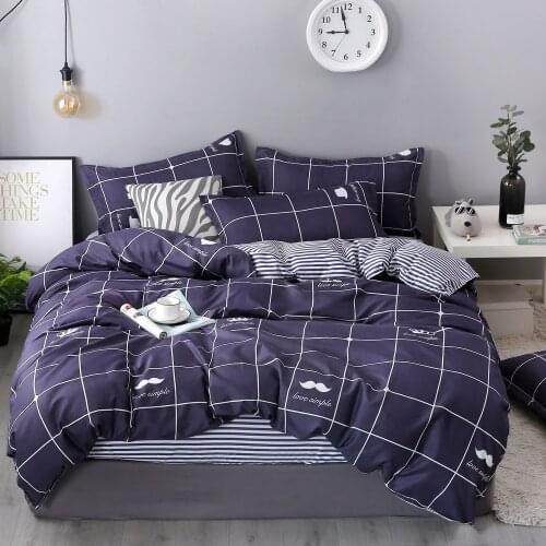Bed Linen Comfort Cute Duvet Cover Bedding Set Pllowcase Twin Bed Sheet Set Full Queen King Bedspread On The Bed Home Textile