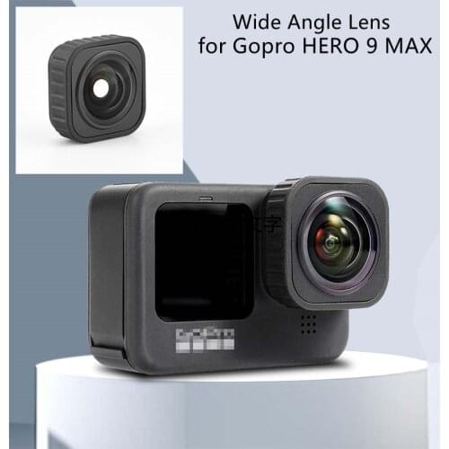Wide Angle Lens for Gopro HERO 9 Optical Glass Lens Vlog Shooting Additional Lenses Action Camera Accessories