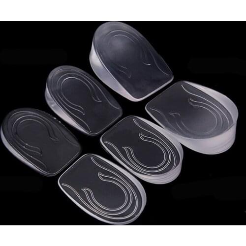 Inner Heightened Insole Orthopedic Massaging Feet Care Invisible Height Increase Insoles GEL Foot Pad Shoe Lift For Women Men