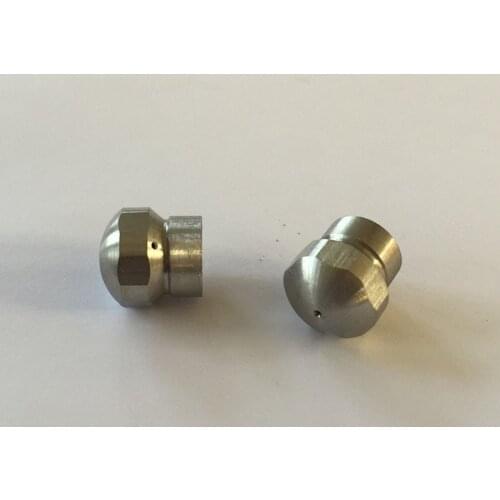 1/8" Stainless Steel High Pressure Pipe Drain Sewer Cleaning Dredging Nozzle Cleaning Nozzle Power Accessories High Quality