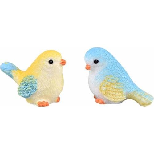 1Pc Cute Simulation Bird Animal Mini Figurine Model DIY Landscape Garden Home Ornament