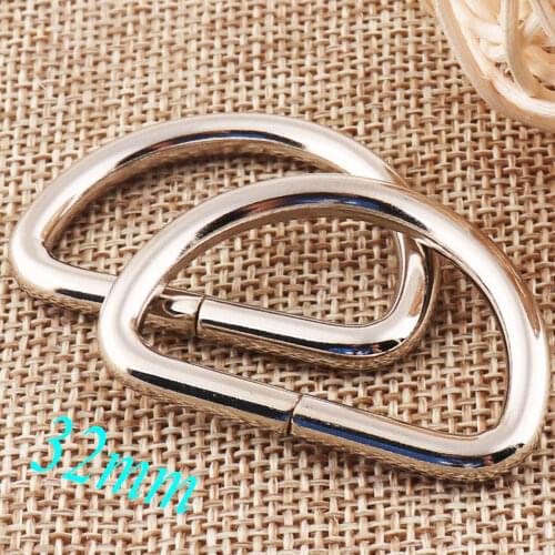 10 PCS Silver D Ring Buckles 1 1/4" Purse Ring,metal d-ring belt d-ring Webbing Purse Bag Handbag purse Hardware 32mm D Rings