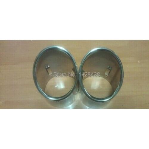 2PC stainless steel Tail Exhaust Muffler Tip For 2011-2013 Volvo XC60 S60