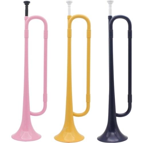 ABS bB key Bugle Cavalry Trumpet Trompete & Mouthpiece Music Musical Instruments for Kids Beginner Orchestra School Band