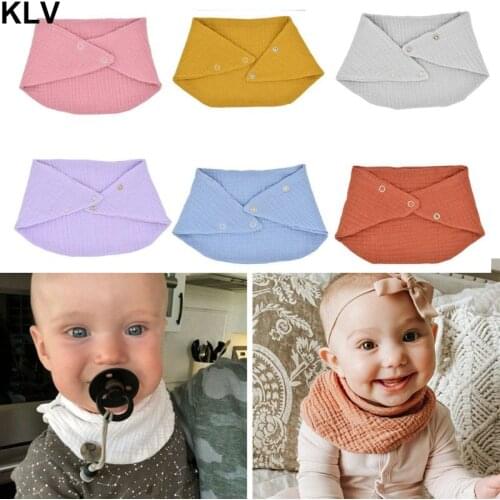 Baby Bibs Gauze Boy Girl Bandana Water Absorb Bib Burp Cloth Triangle Cotton Baby Scarf Burp Baby