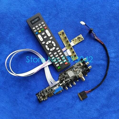 For LP133WH2 (TL)(E1)/(TL)(F1)/(TL)(F2)/(TL)(GA)/(TL)(HA) panel LVDS 1366*768 DVB-T 40-Pin USB+AV 3663 controller board kit