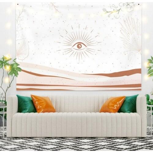 Cartoon Simplicity Tapestry Beautiful Eye for Livingroom Photography Wall Decor
