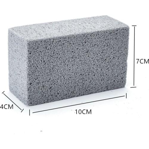 BBQ Cleaning Stone Block Non Slip Barbecue Reusable Cleaning Decontamination Square Brick for Outdoor Grill Mesh Stone Accessory