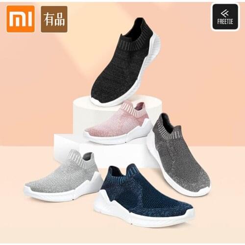 XiaoMi Youpin FREETIE Men Women Sport Shoes Running Mesh Breathable Sneakers Lightweight Antibacterial Woven Upper Washable Shoe