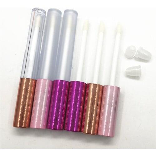 10/30/50pcs 2.5ml Round Empty Lip Gloss Tube Clear/Frosted Lip Glaze Bottle DIY Refillable Makeup Cosmetics Packing Container
