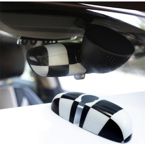 Car Interior Rearview Mirror Cover Cap For Bmw Mini Cooper R55 R56 R60 R61 5.9*3.5inch