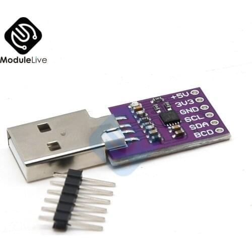 MCU-200 200 FT200XD Full Speed USB to I2C Bridge Module 3.3V 3.4 MHz 2048-byte IIC Port TTL Level Input CMOS Output for USB I/O
