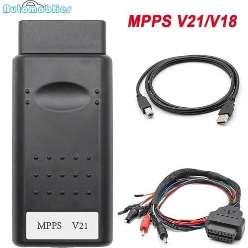 MPPS V21 V18 MAIN + TRICORE + MULTIBOOT Ecu Flash Breakout Tricore OBD2 ECU Chip Tuning Scanner for EDC15 EDC16 EDC17 PK V16