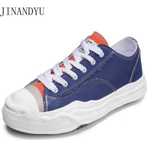 Platform Shoes Mens Canvas Sneakers Korean Casual Shoes Black White Sneakers Men Fashion Sport Shoes for Men Platform Sneaker