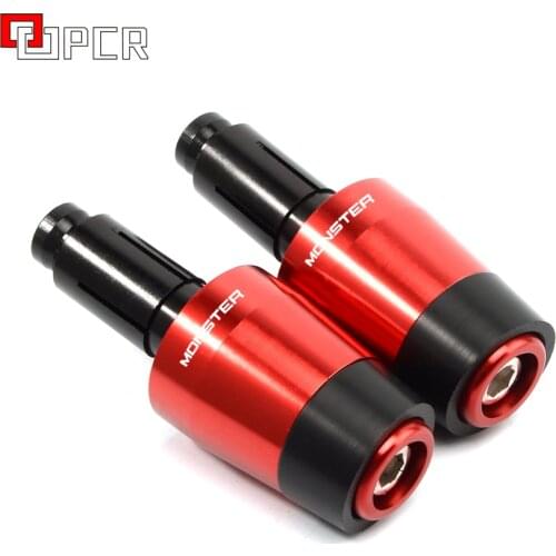 Motorcycle Handlebar Grips Ends Handle Bar Cap Fit For Ducati Monster 696 821 796 1100 620 600 900 797 1200 1100 Accessories