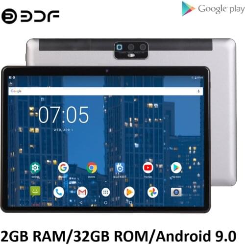 New Original 10.1 Inch Tablet Pc MTK Android 9.0 Tablets 3G Phone Call WiFi GPS Bluetooth Dual SIM Cards 2GB RAM 32GB ROM Tablet