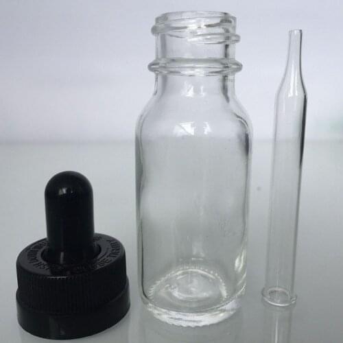 50ml Glass Dropper Bottle Clear Transparent Serum Bottle Empty Cosmetic Container With Dropper,Essential Oil e Liquid Bottle