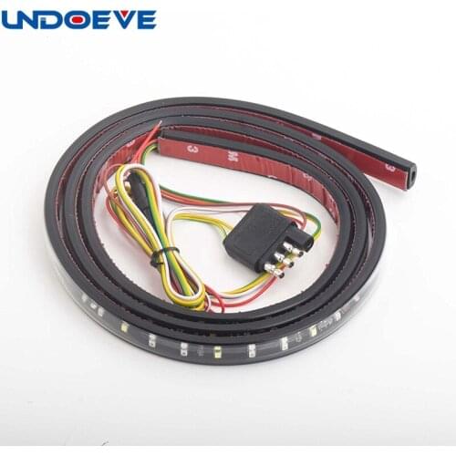 Undoeve 60" Red/white/ Tailgate LED Strip Light Bar Truck Reverse Brake Turn Signal Tail for Ford GMC Chevy Dodge Toyota