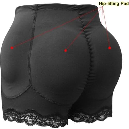 Sexy Women 4pcs Pads Enhancers Fake Ass Hip Butt Lifter Shapers Control Panties Padded Slimming Underwear Enhancer hip pads Pant