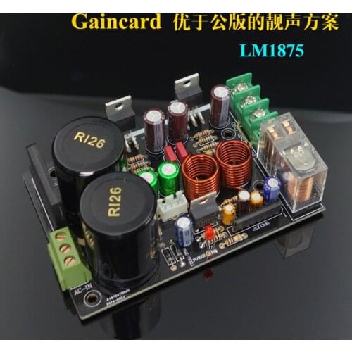 WLYX LM1875 Audio Amplifier Finish Board Dual 12V~22V M7812