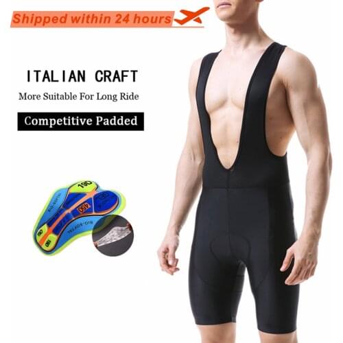 19D Padded Cycling Shorts Shockproof MTB Bicycle Shorts Road Bike Shorts Ropa Ciclismo Tights For Man Women