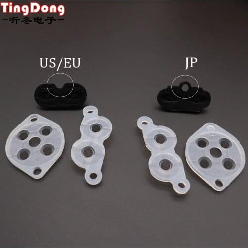 80sets FOR Nintendo NES conductive adhesive Rubber Replacement Parts For NES US/EU JP Version Joy Pad Silicon Rubber Button