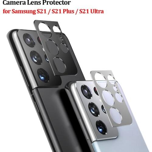 Camera Protective Ring For Samsung S21 Plus Back Camera Lens Protector Ring on For Samsung Galaxy S21 S21 Ultra Camera Cover