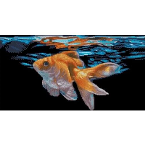 Goldfish in the water patterns Counted Cross Stitch 11CT 14CT 18CT DIY Cross Stitch Kits Embroidery Needlework Sets home decor