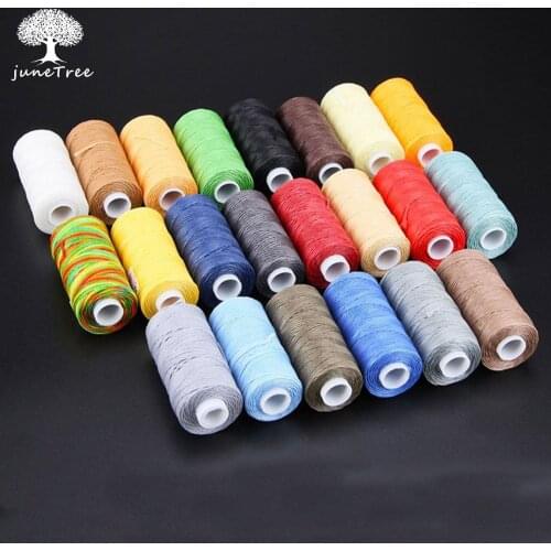 1 roll Leather Craft Sewing Waxed Thread Heavy Duty Sewing Coarse Whipping Thread 1mm Leather Hand Stitching 150D 50 meters