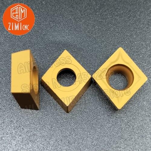 10pcs CCMT09T304 LF9018 Tungsten Carbide Insert Rhombus Boring Blade CCMT32.51 Metal Lathe Tools Lathe Accessories