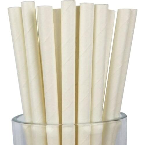 Free DHL Shipping Fat Paper Straws, Plain White Drinking Paper Straws wholesale 4000pcs only dia. 10mmX200 mm length