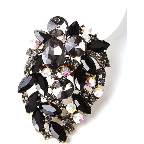 Beadsland Alloy Inlaid Rhinestone Brooch Design Fashionable High-end Clothing Accessories Pin Woman Gift MM-BR-30