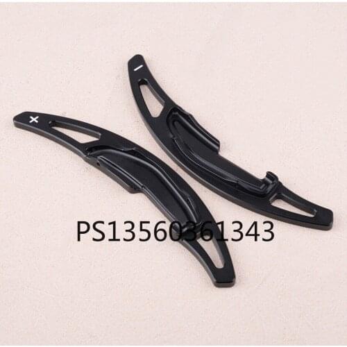 Black Steering Wheel Shift Shifter Extension Paddle Fit For BMW M2 M3 M4 M5 X6M