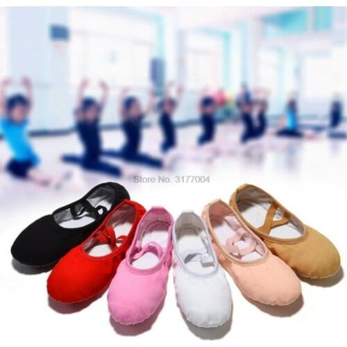 DHL 100pair Yoga Slippers Gym Teacher Yoga Ballet Dance Shoes For Girls Women Ballet Shoes Canvas Girl/Female Shoes