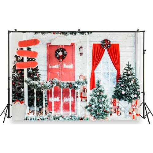 HUAYI Photography Backdrops Christmas Photo Background Christmas Xmas Family Party Decor Banner Studio Photobooth BackdropXT6950