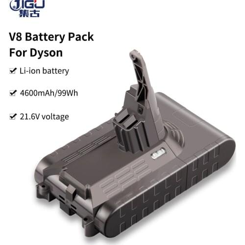 JIGU V8 4600mAh 21.6V Battery For Dyson V8 Battery V8 series?,V8 Fluffy Li-ion SV10 Vacuum Cleaner Rechargeable BATTERY L70
