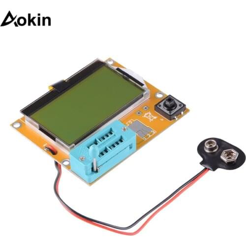 SCM & DIY Kits Module Board - LCR-T3 Transistor Tester 128x64 Resistance Capacitance Diode ESR SCR Inductance Meter for Arduino