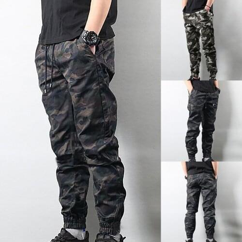 Men pants new fashion casual jogger Plus Size Loose Printing Sports Long Sweatpants Pants Male Sports Sweatpants штаны мужские