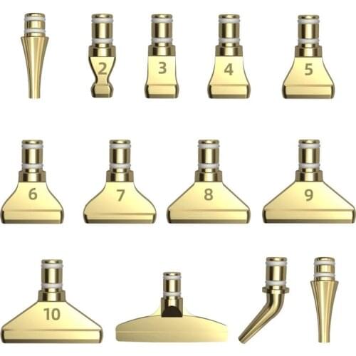 New DIY Diamond Painting Tool Metal Point Drill Pen Head gold 13 Models Diamond Accessories Replacement Metal Multi Placer Tip
