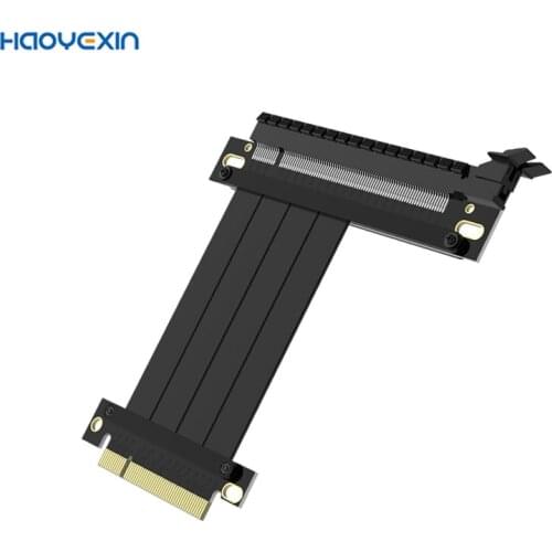 HYX High Speed PC Graphics Cards PCI Express Connector Cable Riser Card PCI-E X8TO X16 3.0 Flexible Cable Extension Port Adapter