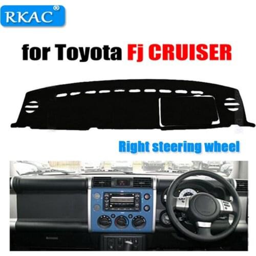 RKAC Car dashboard cover mat for TOYOTA Fj CRUISER all the years right hand drive dashmat pad dash covers dashboard accessories