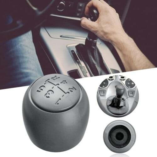 Car Gear Shifter 5 Speed Gear Shift Knob Shift Lever Knob Head Knob Gaiter Cover For Fiat 500 500C Panda 2003-2012
