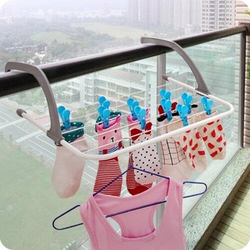 Collapsible Storage Radiator Racks Clothes Treasure Balcony Bathroom Window Sill Drying Rack Drying Towel