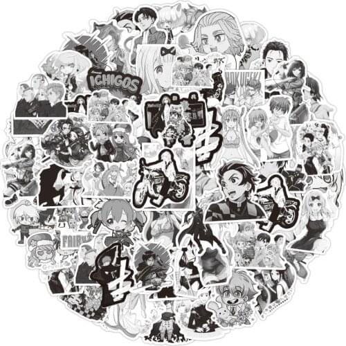 10/30/50/100PCS Mix Anime Stickers Decal Skateboard Car Luggage Laptop Guitar Phone Bike Wall Graffiti Sticker Toys For Kids