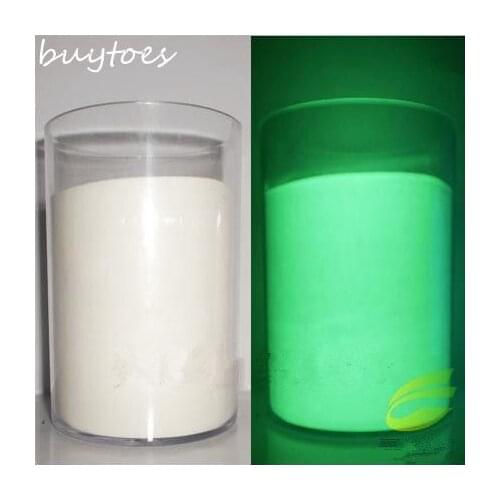 Buytoes 500g white color Luminous powder phosphor powder DIY decoration 500g/bag green light.,Glow Powder Paint