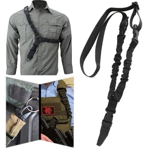 Tactical Single Point Rifle Durable Sling Shoulder Strap Nylon Adjustable Airsoft Paintball Military Gun Strap Army Hunting
