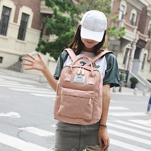 Women Bag Fashion Girl Students Canvas Shoulder School Travel Tote Backpack bolso mochila mujer mochilas femininas estilosas